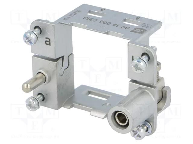 Frame for modules; size 6B; Han-Modular®; Modules: 2; 44x27mm HARTING 09140060313