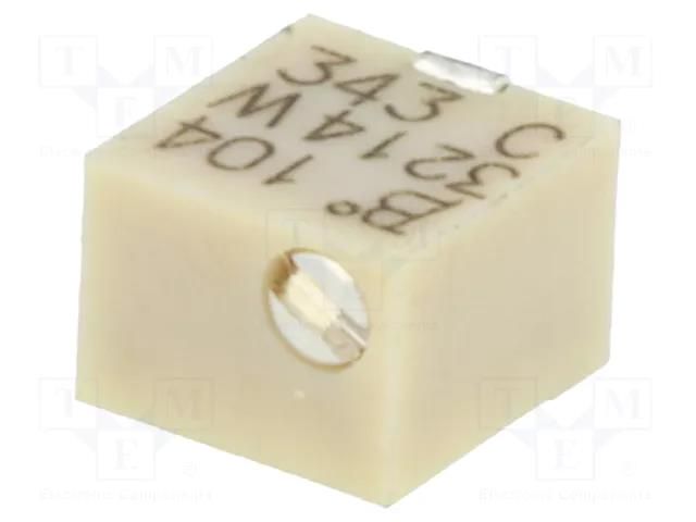 Potentiometer: mounting; vertical,multiturn; 100kΩ; 250mW; SMD BOURNS 3214W-1-104E