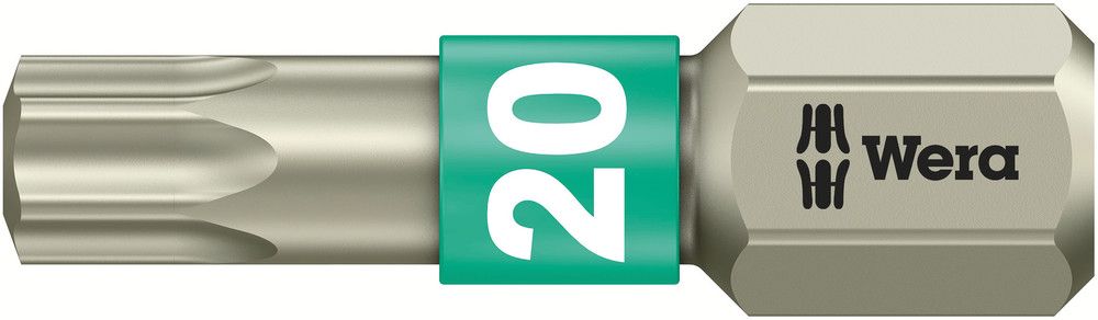 3867/1 TS TORX® bits, stainless, TX 20x25, Wera 05071034001