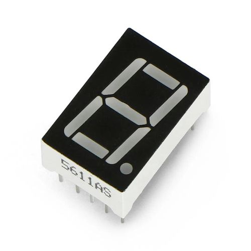Eight-segment display - 14mm red - common cathode LCD-06448 5904422334673