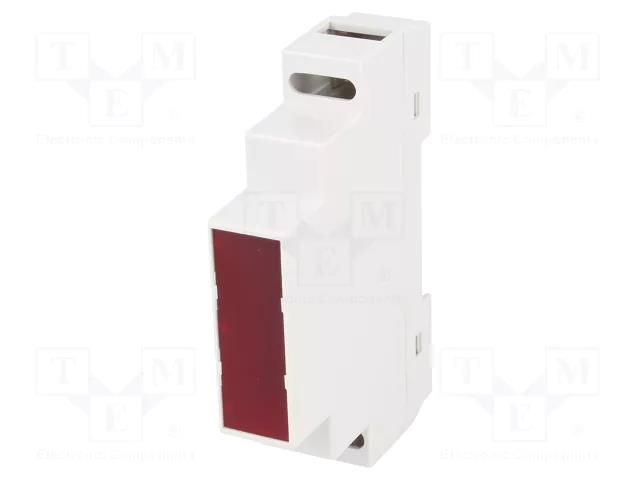 Enclosure: for DIN rail mounting; Y: 90mm; X: 17mm; Z: 65mm; ABS KRADEX Z-105F