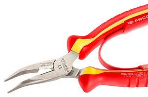 PLIER, SHORT HALF ROUND NOSE, 160MM 193A.16VE