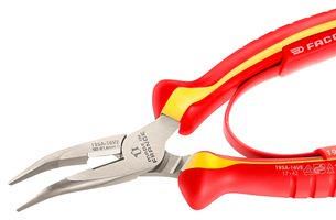 PLIER, SHORT HALF ROUND NOSE, 160MM 195A.16VE