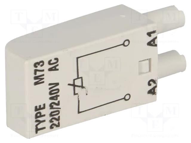 Module protecting; socket; 230VAC RELPOL M73