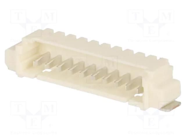 Connector: wire-board; socket; male; PIN: 10; PicoBlade™; SMT; 1x10 MOLEX MX-53261-1071