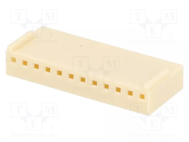 Connector: wire-board; plug; female; PIN: 12; NS25; 3A; 250V; 2.54mm NINIGI NS25-G12