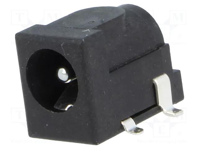 Connector: DC supply; socket; male; 5.5/2.1mm; 5.5mm; 2.1mm; SMT; 3A NINIGI PC-GK2.1/SMD