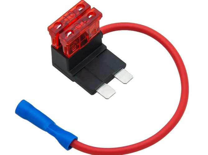 Automotive fuse adapter with additional MIDI fuse holder and wire LXDC1FUSE