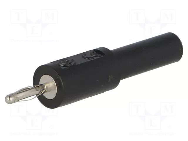 Connector: 2mm banana; adapter; 36A; 30VAC; 60VDC; black ELECTRO-PJP PJPADA204-N