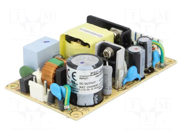 Power supply: buffer; open; 35.88W; 127÷370VDC; 90÷264VAC; OUT: 2 MEAN WELL PSC-35B
