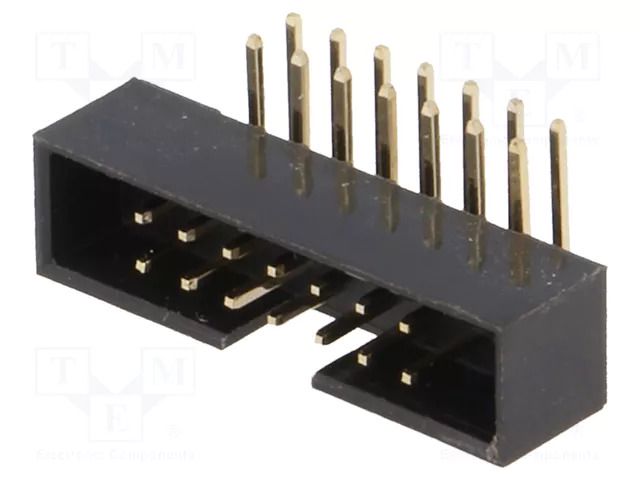Connector: IDC; socket; male; PIN: 14; angled 90°; THT; 2mm; 2x7 AMPHENOL COMMUNICATIONS SOLUTIONS T823-114A1R100HEU
