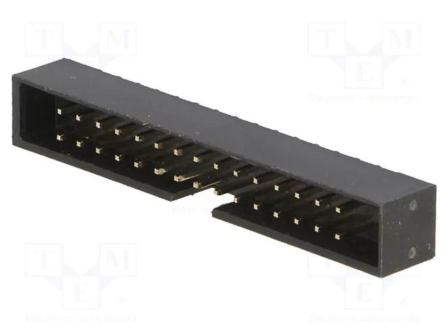 Connector: IDC; socket; male; PIN: 30; straight; THT; 2mm; 2x15; black AMPHENOL COMMUNICATIONS SOLUTIONS T823-130A1S100HEU