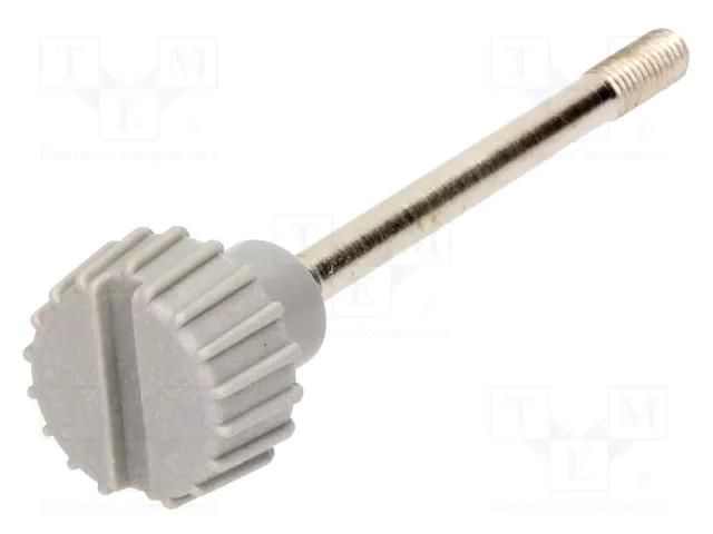 Fixation screw; knurled screw head; M3; 35mm HIRSCHMANN GDM3011-7