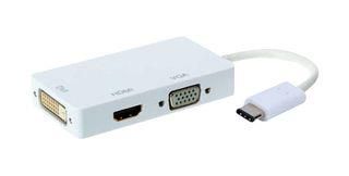 CONV, USB TYPE C PLUG, DVI/HDMI/VGA RCPT 83-22070