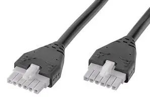 CABLE ASSY, 6P RCPT-RCPT, 500MM 215330-0605