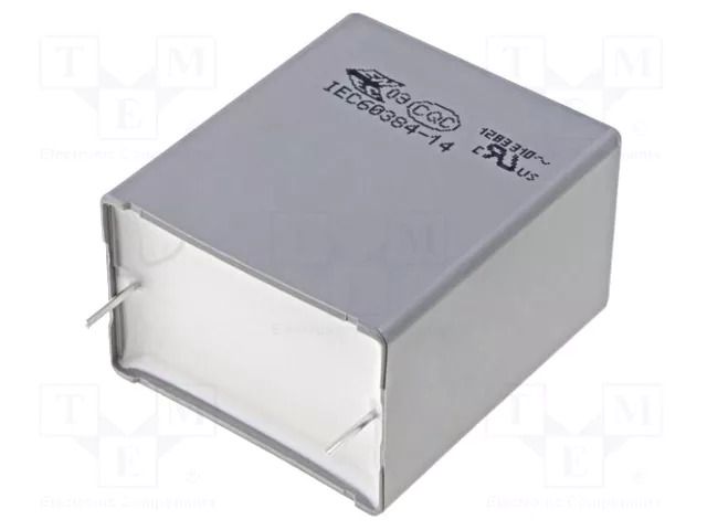 Capacitor: polypropylene; X2; R46; 4.7uF; Uoper: 630VDC; 275VAC KEMET R46KR447000M1K
