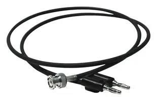 BNC PLUG-4MM BANANA PLUG, BLK, 12" BU-5070-B-12-0