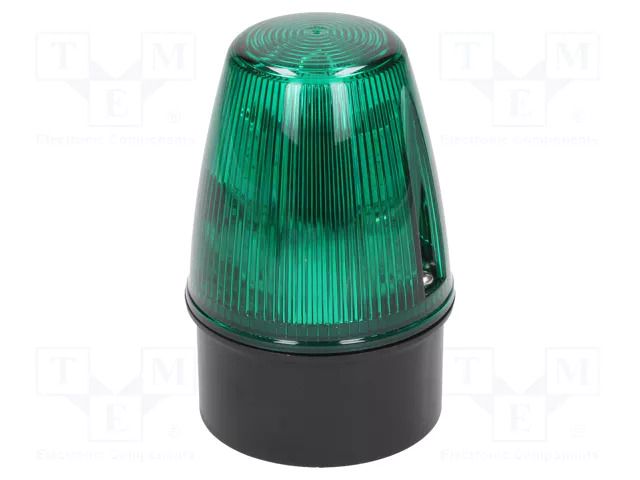 Signaller: lighting; continuous light,blinking light; green MOFLASH SIGNALLING LED100-02-04