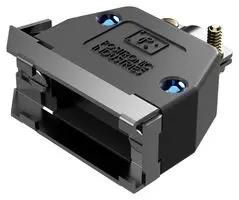 D SUB BACKSHELL, 180DEG, PS+GF D9000JVL0/AA