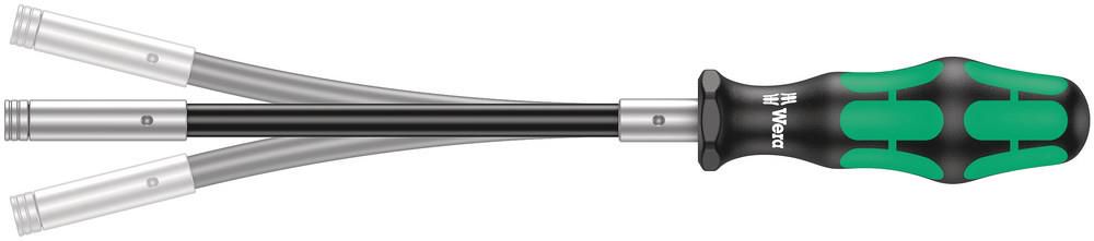 393 S Bitholding screwdriver extra slim with flexible shaft, 1/4"x173.5, Wera 05028161001