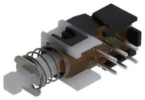 PB SW, DPDT, 1A, 15VDC, THROUGH HOLE PHB2UEETS1A