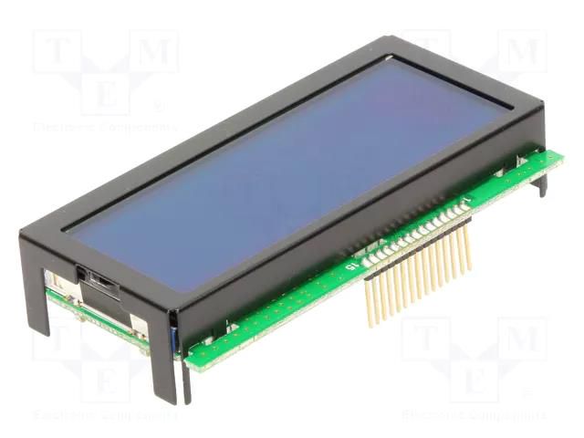 Display: LCD; alphanumeric; STN Negative; 16x2; 67x32.9x14mm; LED DISPLAY ELEKTRONIK DEM16228SBH-PW-N