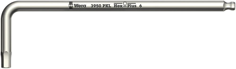3950 PKL L-key, metric, stainless, 1.5x90, Wera 05022700001