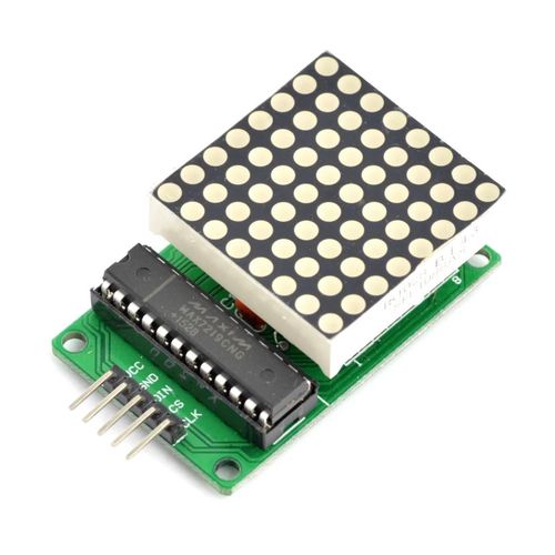 Matrix LED 8x8 + driver MAX7219 - small 32x32mm with wires MOD-07798 5903351241274