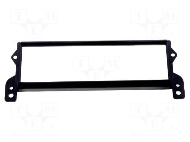 Radio frame; BMW,Mini; 1 DIN; black 4CARMEDIA RAM-40.122
