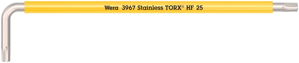 3967 SXL HF TORX® L-key Multicolour with holding function, long, stainless, TX 25x154, Wera 05022685001