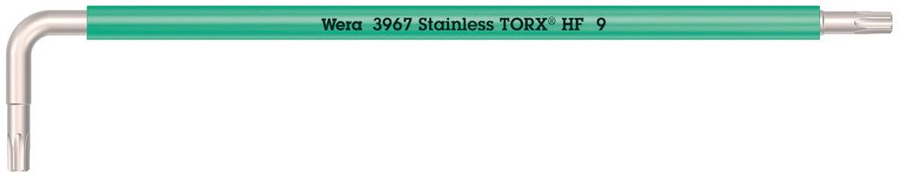 3967 SXL HF TORX® L-key Multicolour with holding function, long, stainless, TX 9x101, Wera 05022681001