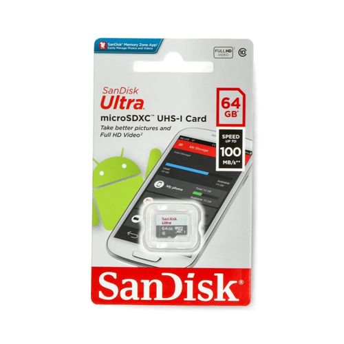 Memory card SanDisk Ultra 533x microSD 64GB 100MB / s UHS-I class 10 BAL-09957 619659185077