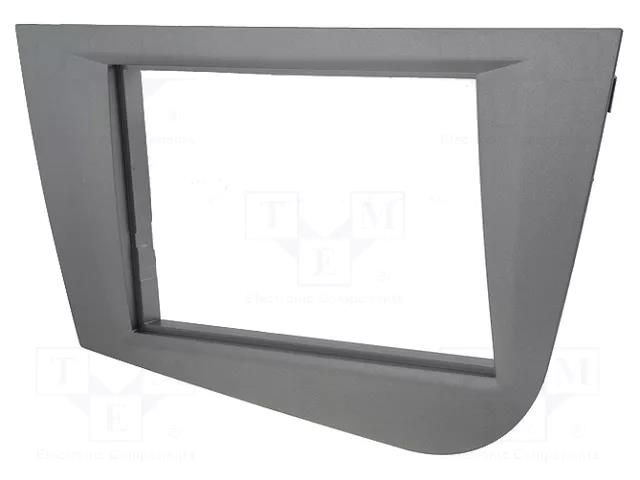 Radio frame; Seat; 2 DIN; anthracite ACV RAM-40.188.3