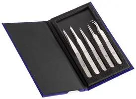 TWEEZER SET, HIGH PRECISION, 5PC K5HP.SA.IT