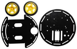 2WD MOBILE PLATFORM, 55MM X48.3MM X23MM ROB0005