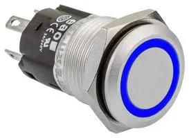 LED PANEL INDICATOR, BLUE, 16MM, 12V 82-4551.0123