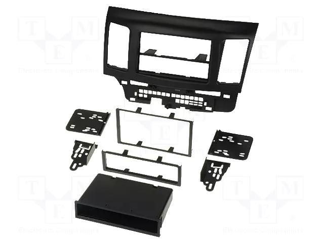 Radio frame; Mitsubishi; 2 DIN; black METRA RAM-40.258