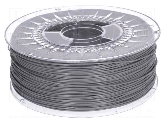 Filament: ABS+; Ø: 1.75mm; grey; 230÷240°C; 1kg DEVIL DESIGN DEV-ABS+1.75-GR
