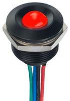 PANEL INDICATOR, RGB, 19MM, 12VDC Q19P5BZZRGB12ECA