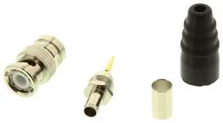RF/COAXIAL BNC PLUG STR 50 OHM CRIMP/SLDR 31-359