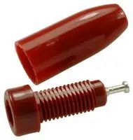 TIP JACK, 5700V, 10A, RED 105-0702-001