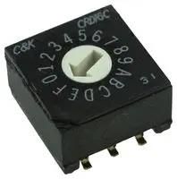 ROTARY SWITCH, 16 POS, 24VDC, SMD RBM2-16RBVB
