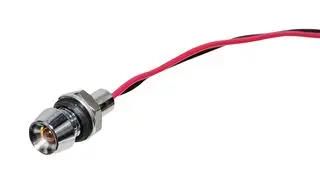 INDICATOR, LED PANEL MNT, 5.9MM, AMBER L60D-A12-W