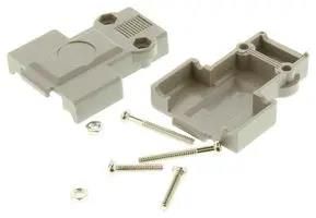 D SUB BACK SHELL, SIZE DE, ABS 976-009-010R031