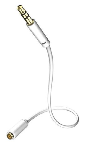 Cable 3.5mm plug - 3.5mm socket 1.5m AU contacts, inakustik STAR 3.5mm-3.5mmF/1.5STAR 4001985503506