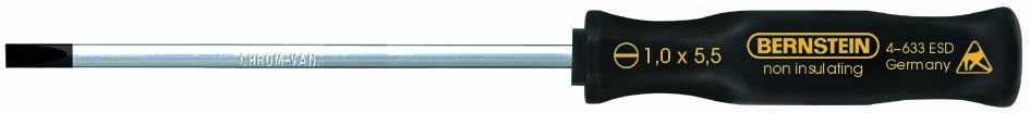 Screwdriver with dissipative special-square pattern handle, 125 x 5.5 mm 4-633