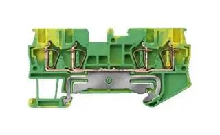 TERMINAL BLOCK, DIN RAIL, PE, 28-16AWG 8WH2004-0CE07