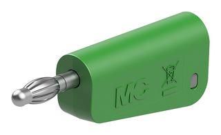 BANANA CONNECTOR, GREEN, PLUG, 32A 64.1042-25