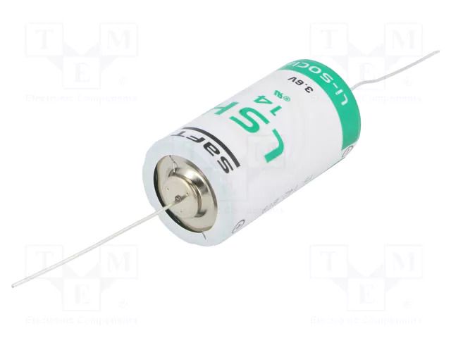 Battery: lithium; C; 3.6V; 5800mAh; Ø26x50mm; axial SAFT SAFT-LSH14CNA