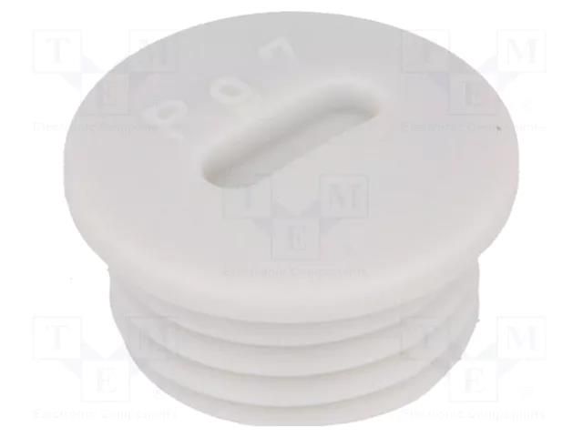 Stopper; PG7; IP54; polystyrene; light grey; SKINDICHT®; 6mm LAPP BLK-PG7